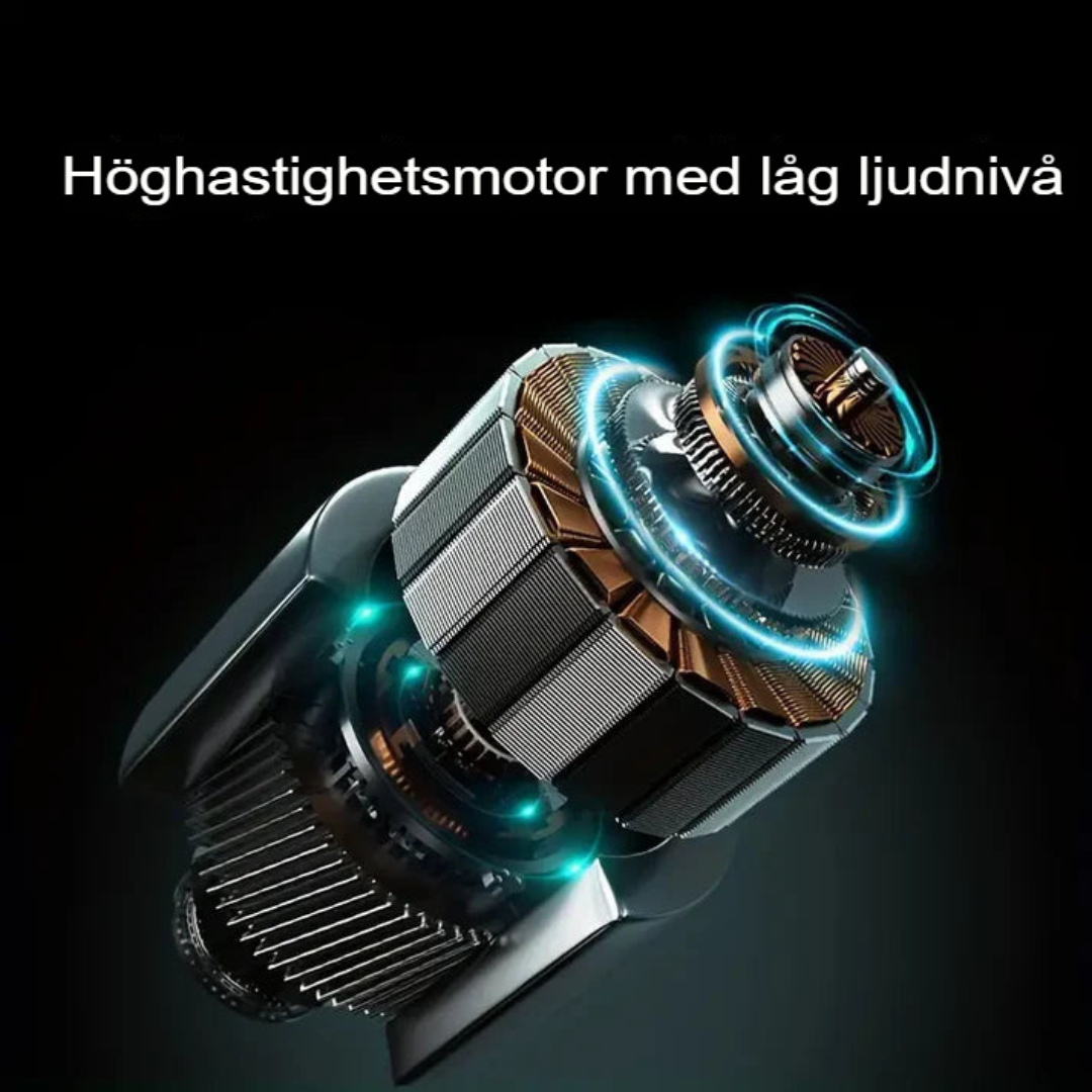 Ultra-Kompakt Pro Rakapparat | Mini Elektrisk Rakapparat med Digital Display och Extra Blad