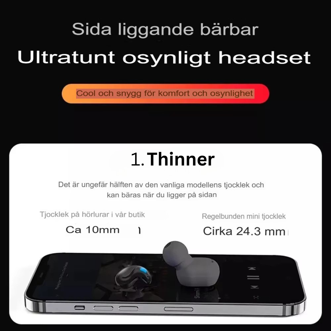 SleepTunes Mini | Vattentäta Hörlurar för En Vilsam Sömn