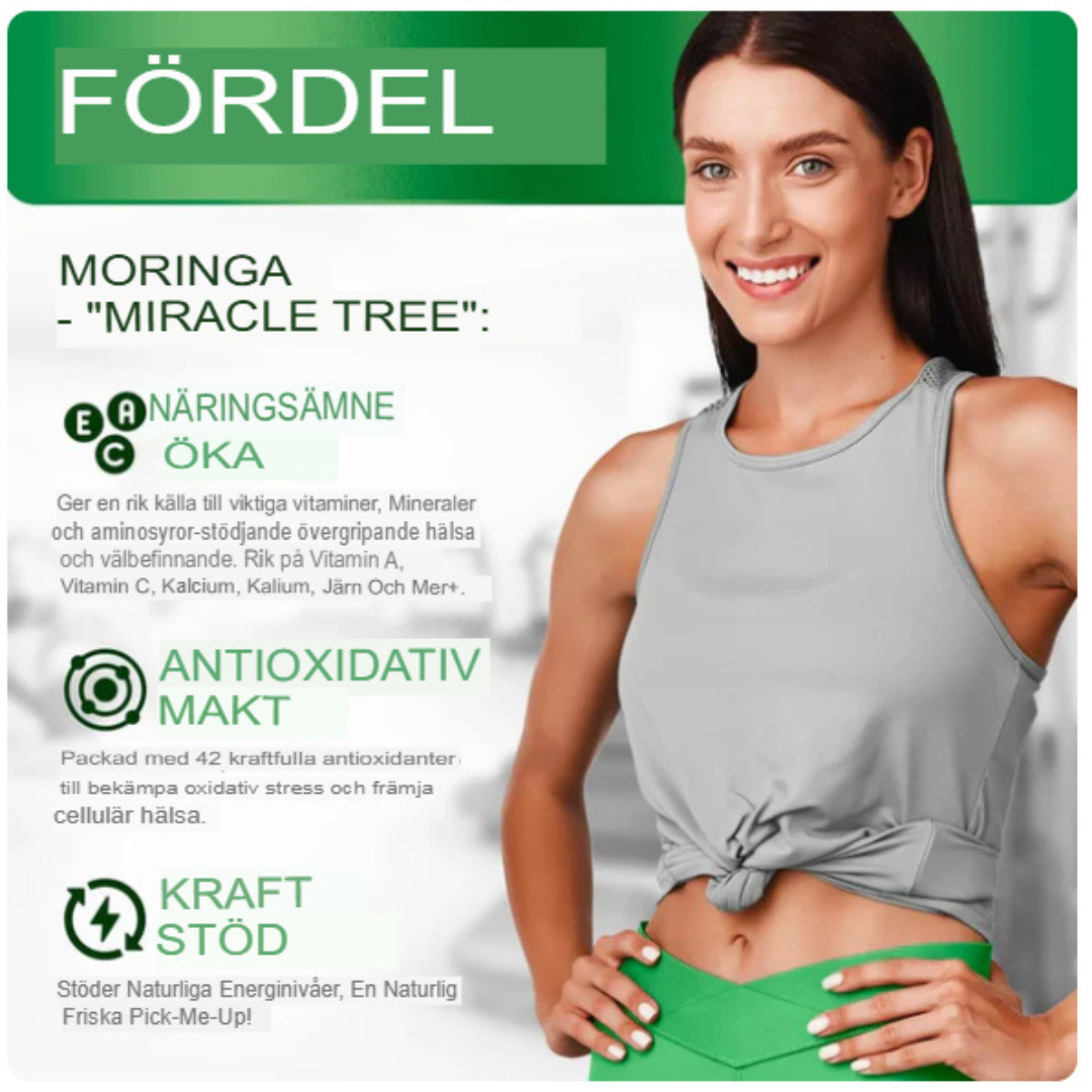 Rena Moringa Kapslar | Maximal Styrka för Sömn, Ledhälsa & Energi