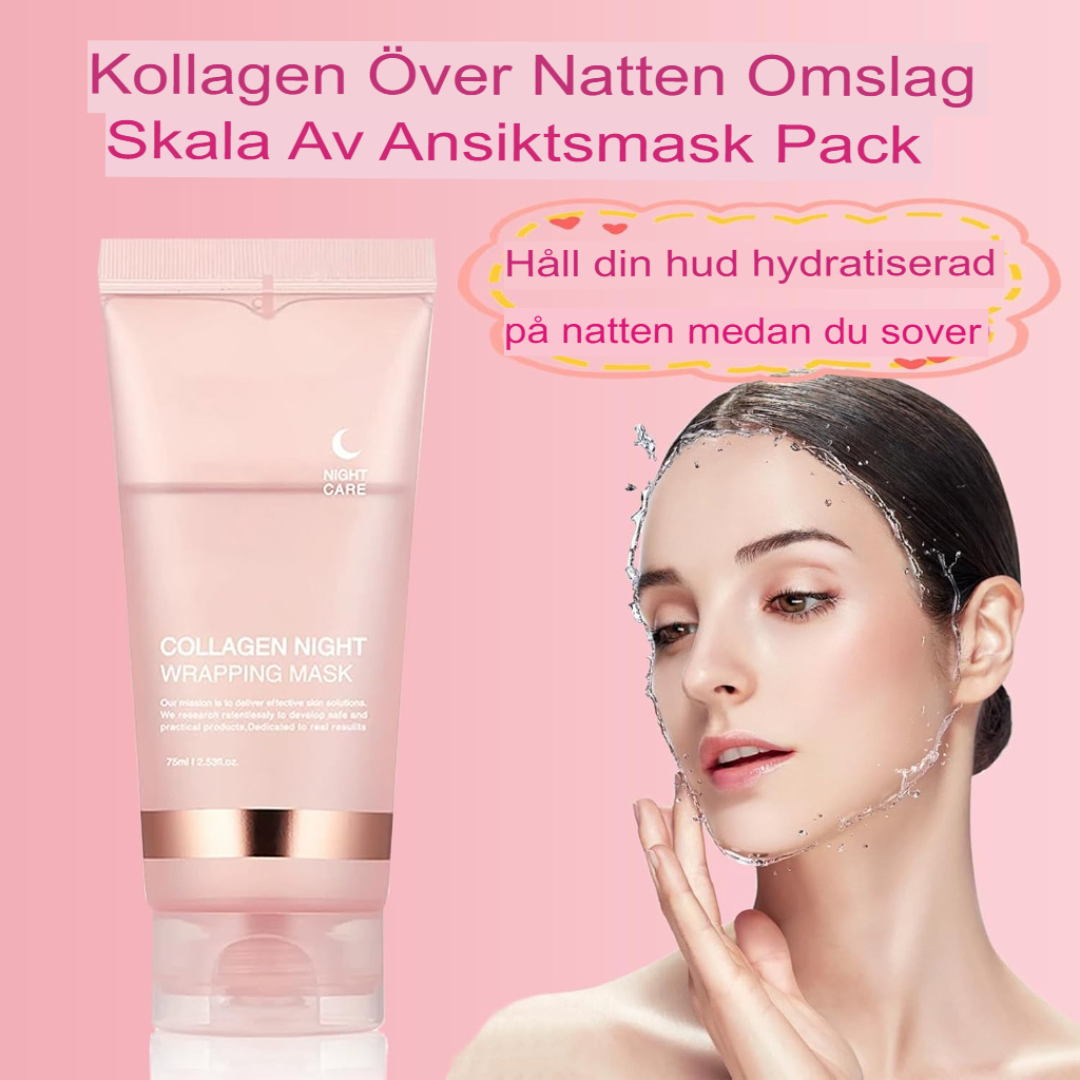 CollaWrap Nattmask | Huduppstramning & Fuktboost