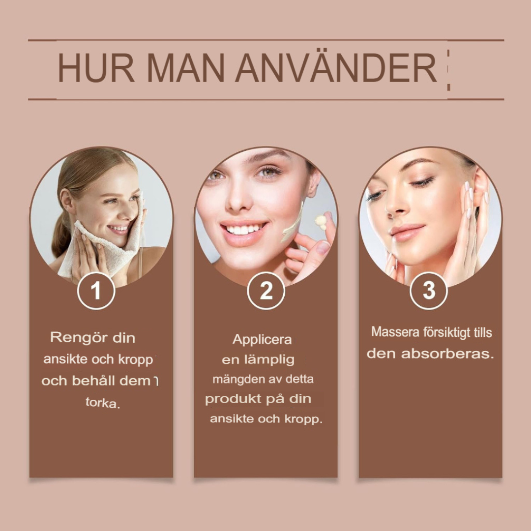 Naturligt Nötfett Fuktighetskräm | Lugnande Hudvårdsbalsam