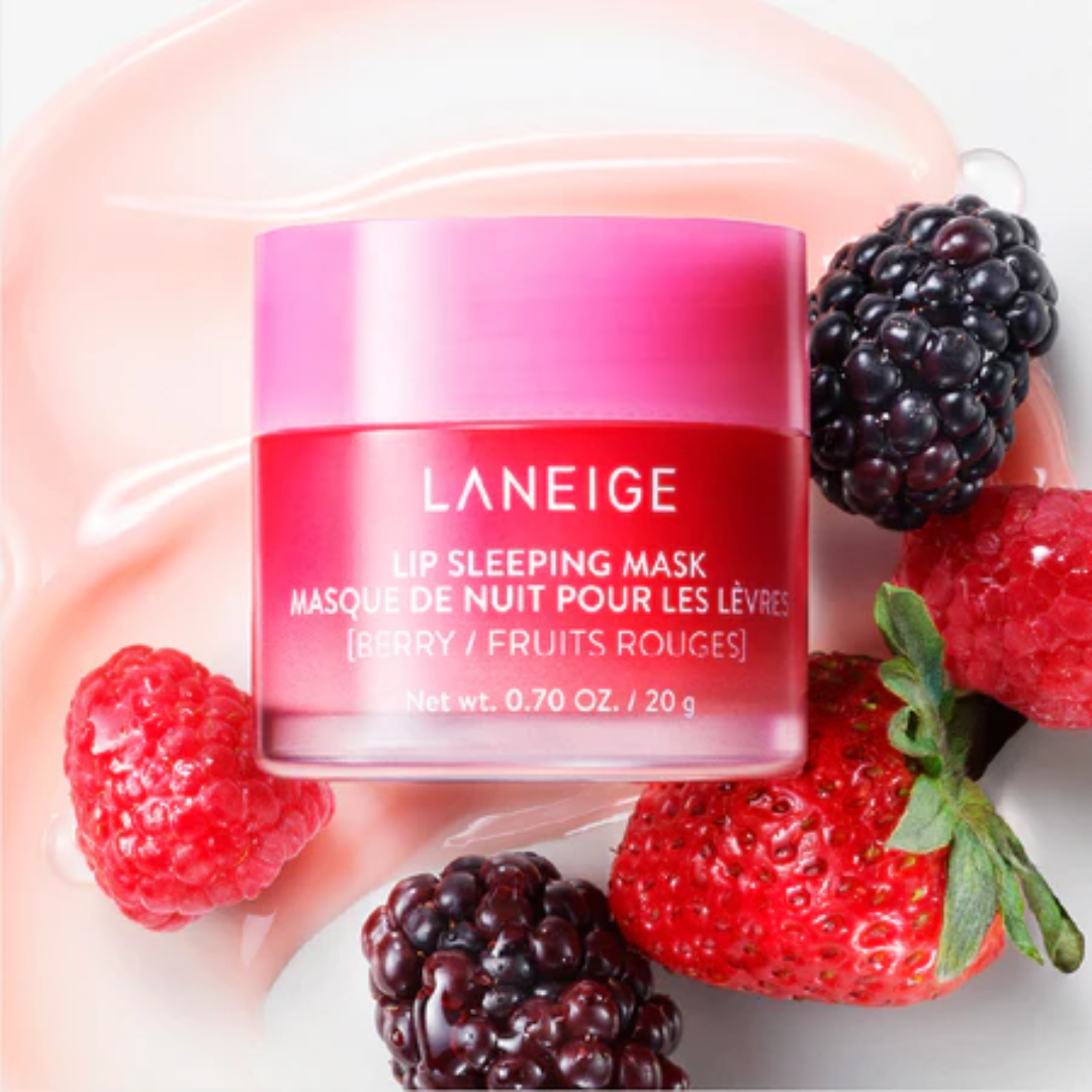 LANEIGE Läppsovande Mask | Vitamin C & Shea Smör för Intensiv Läpphydrering