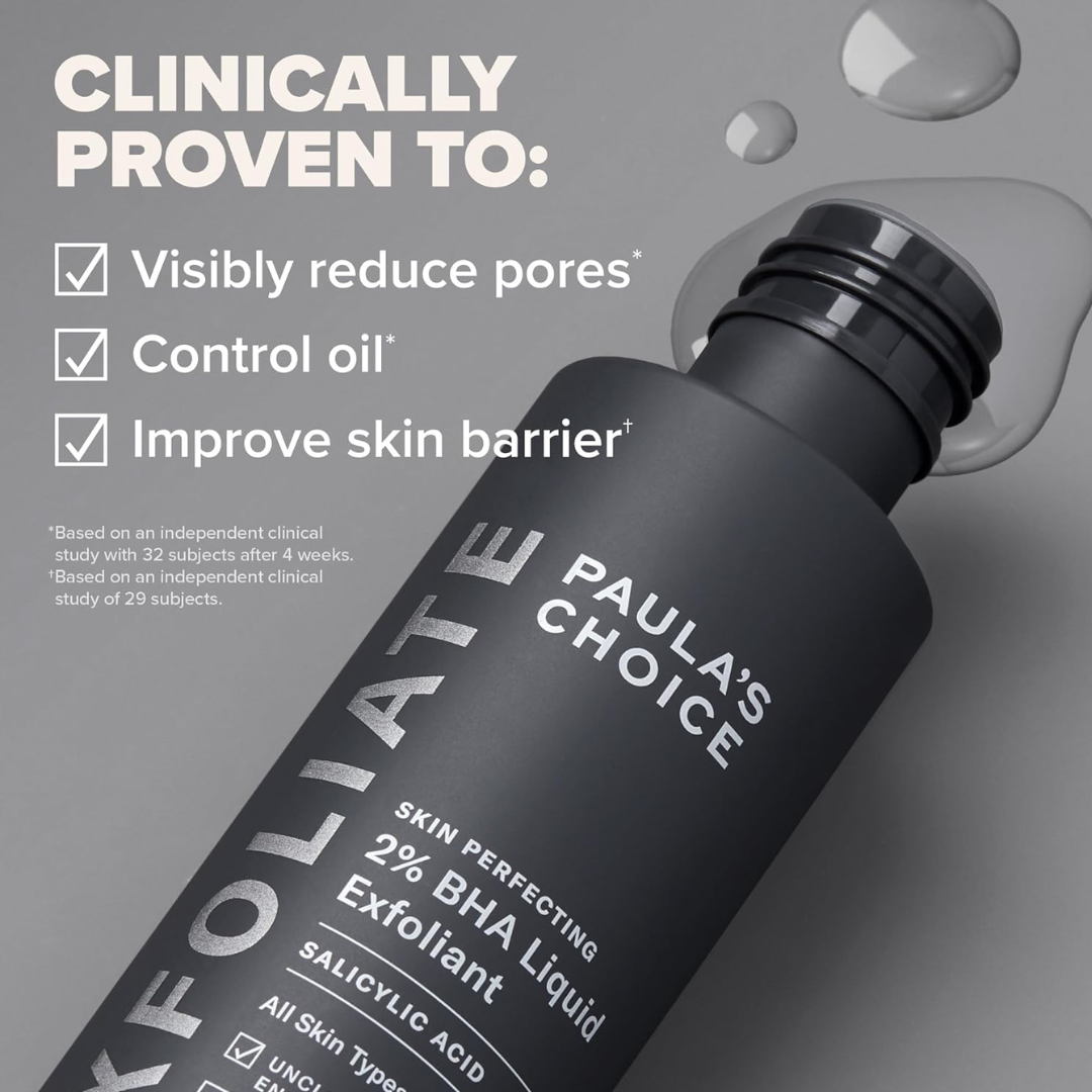 Paula's Choice 2% BHA Exfoliant | Förfinande Salicylsyralösning för Porer, Rynkor & Pormaskar