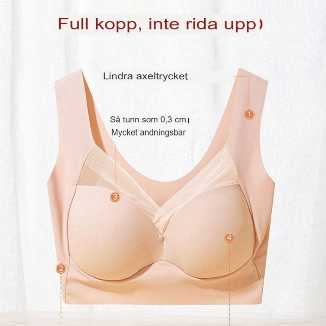 Sömlös Lyft Trådlös BH | Järnfri Push-Up Komfort