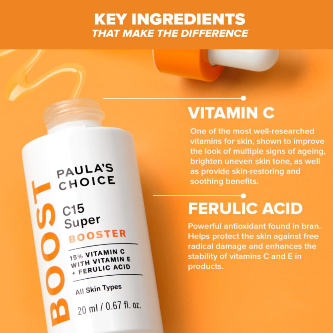 Paula's Choice C15 Super Booster | Anti-Aging Serum med 15% Vitamin C