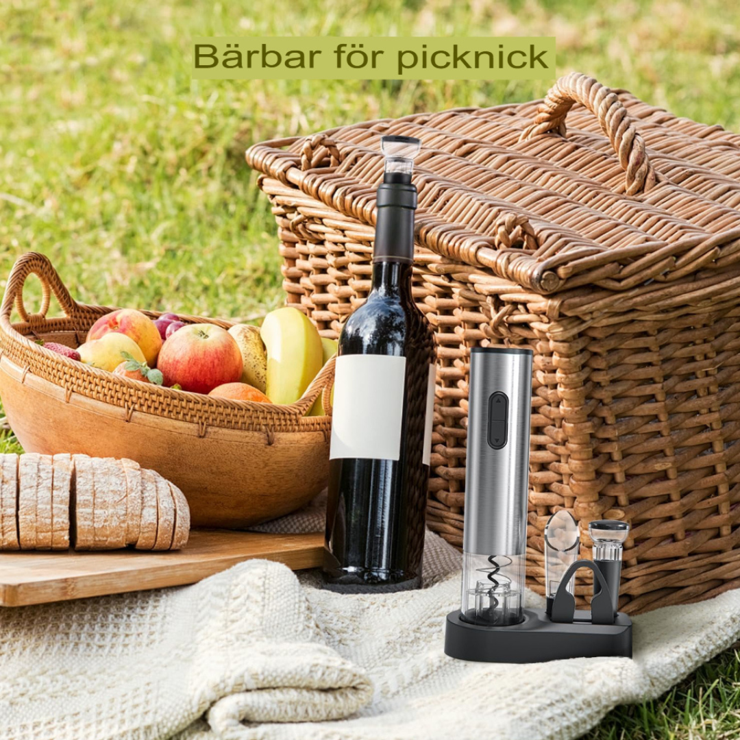 Ultimata Elektrisk Vinöppnare Kit