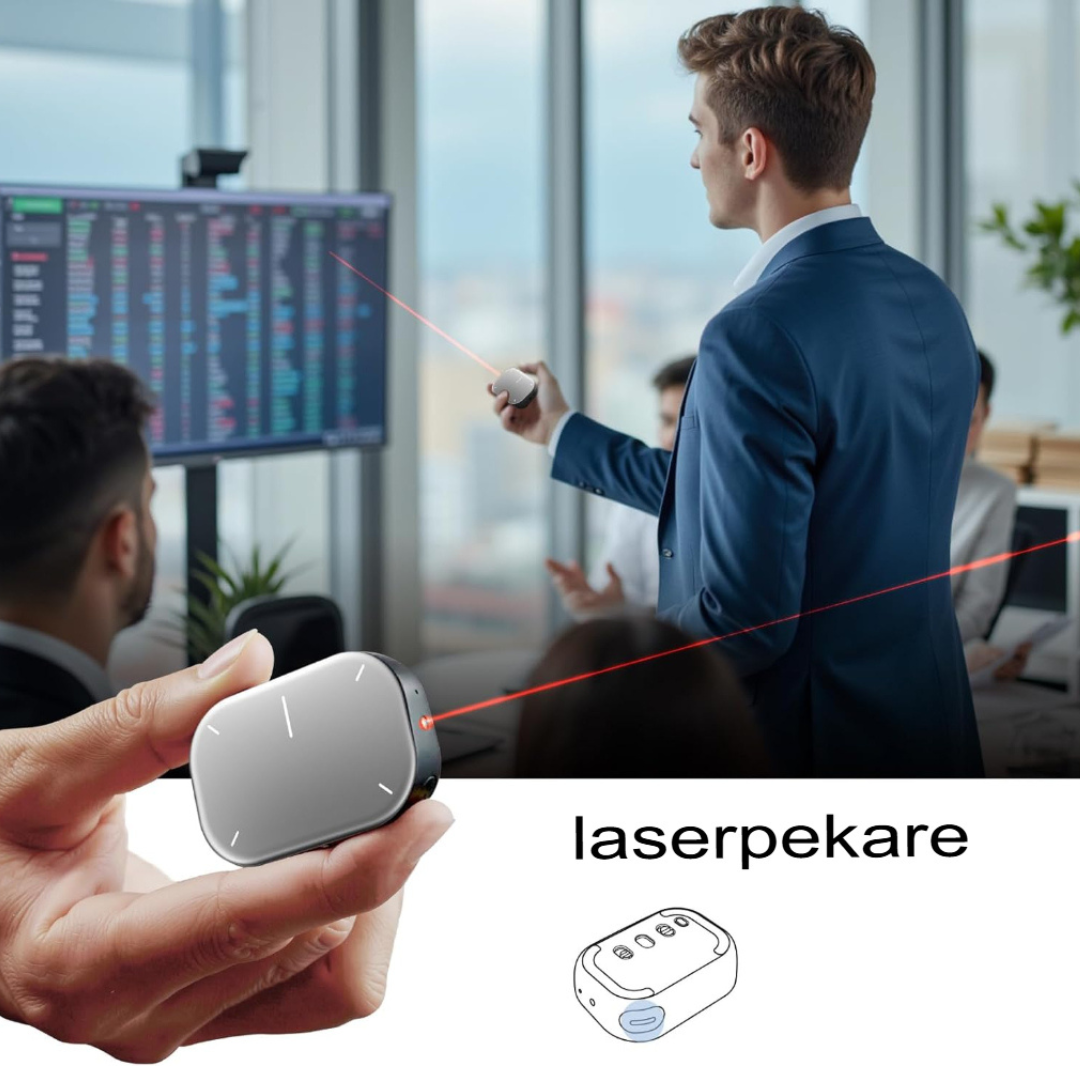 Mouse Pro: Allt-i-ett Magisk Touchpad, Laserpekare & Digital Penna