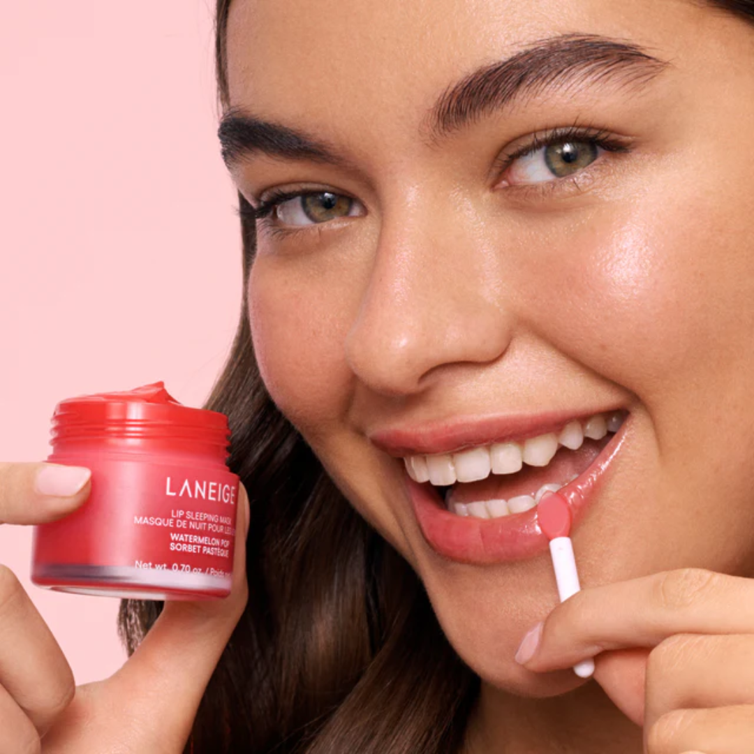 LANEIGE Läppsovande Mask | Vitamin C & Shea Smör för Intensiv Läpphydrering