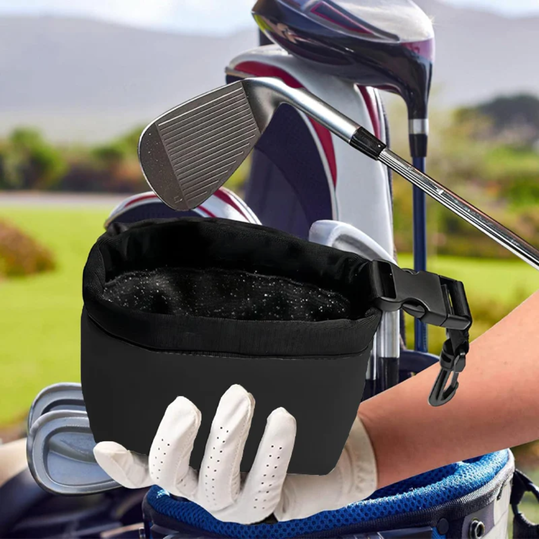 GolfPro Rengöringsväska | Nödvändigt Underhållskit för Golfklubbor & Bollar