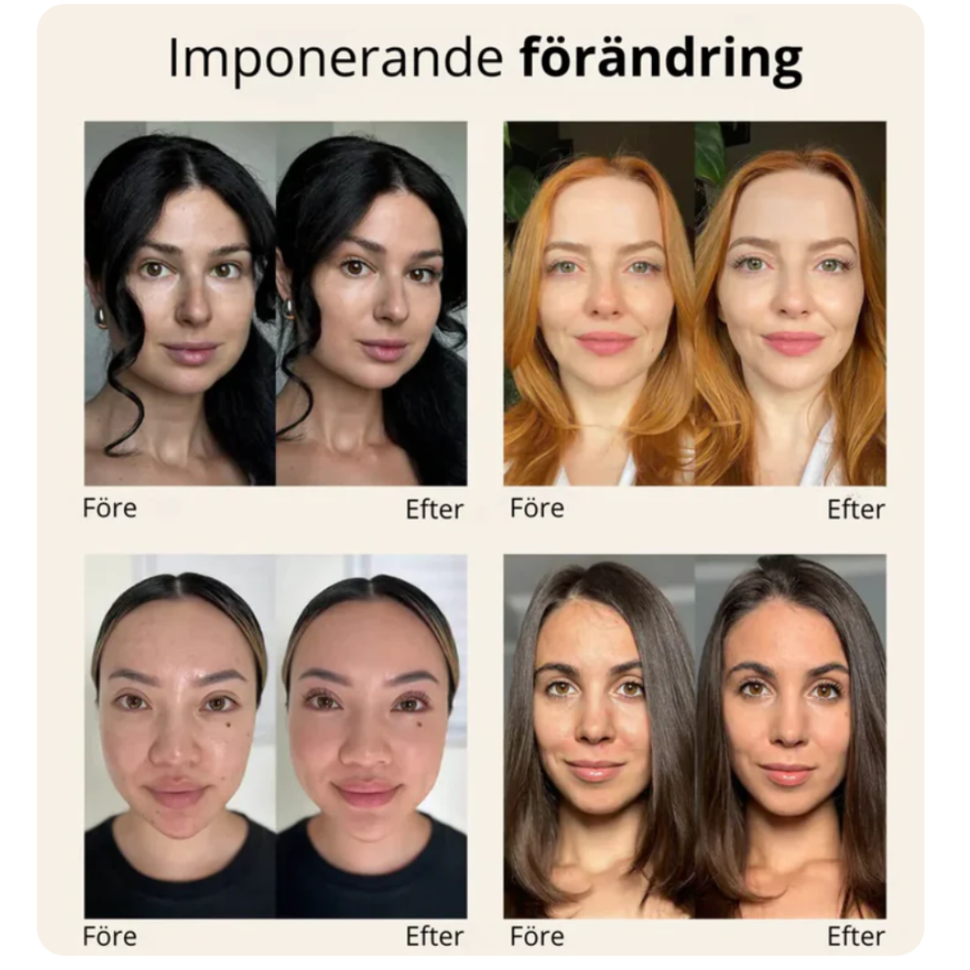 FlawlessRadiance 4-i-1 Foundation | Återfuktande, Hållbar Lyster för Jämn Hudton