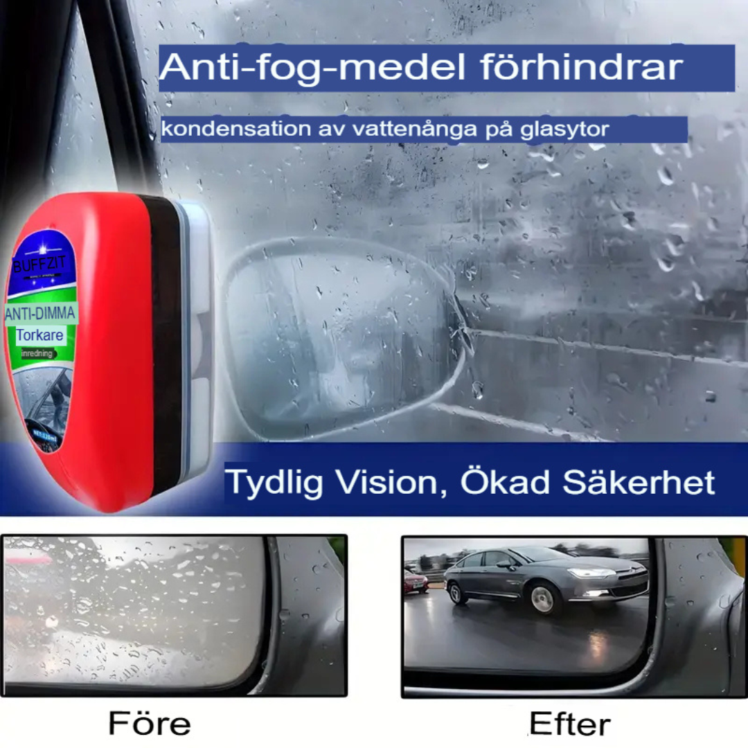 ClearView Anti-Dimma Vindrutesudd | Defoggerspray för Förbättrad Körsäkerhet, 120ml