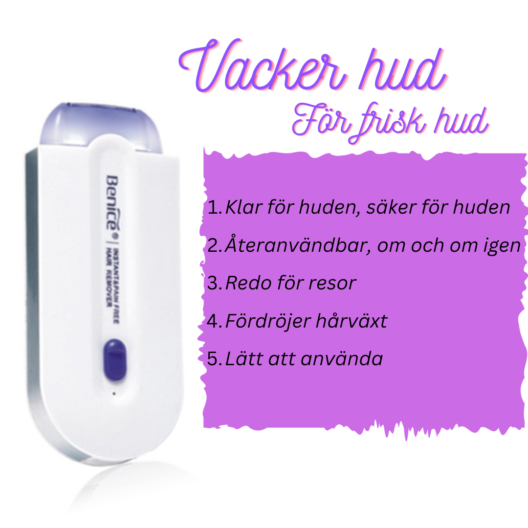 SilkTouch: Trådlös Hårborttagare för Fläckfri Hud
