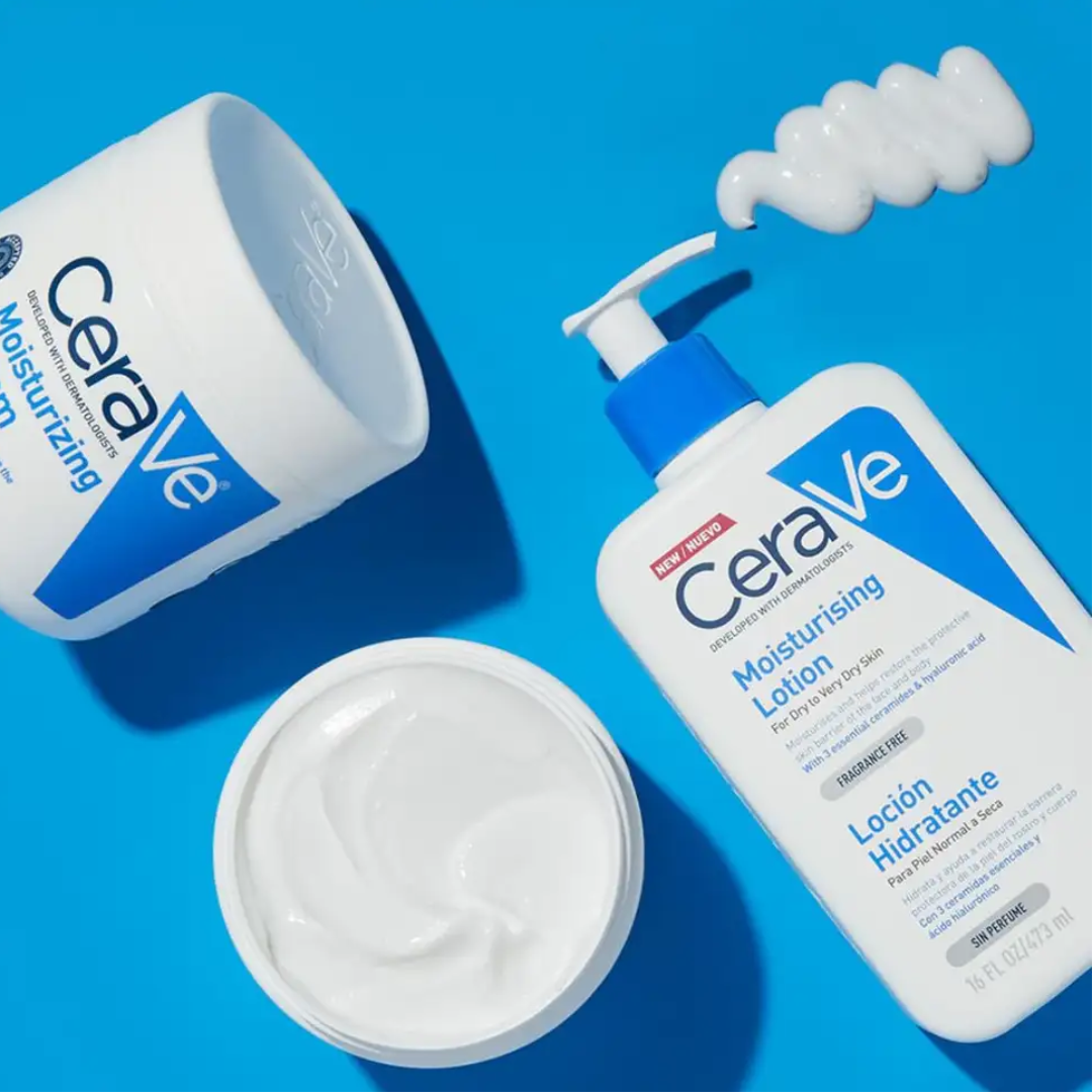 CeraVe Återfuktande Lotion | Daglig Fuktighetskräm med Hyaluronsyra & Ceramider för Torr Hud
