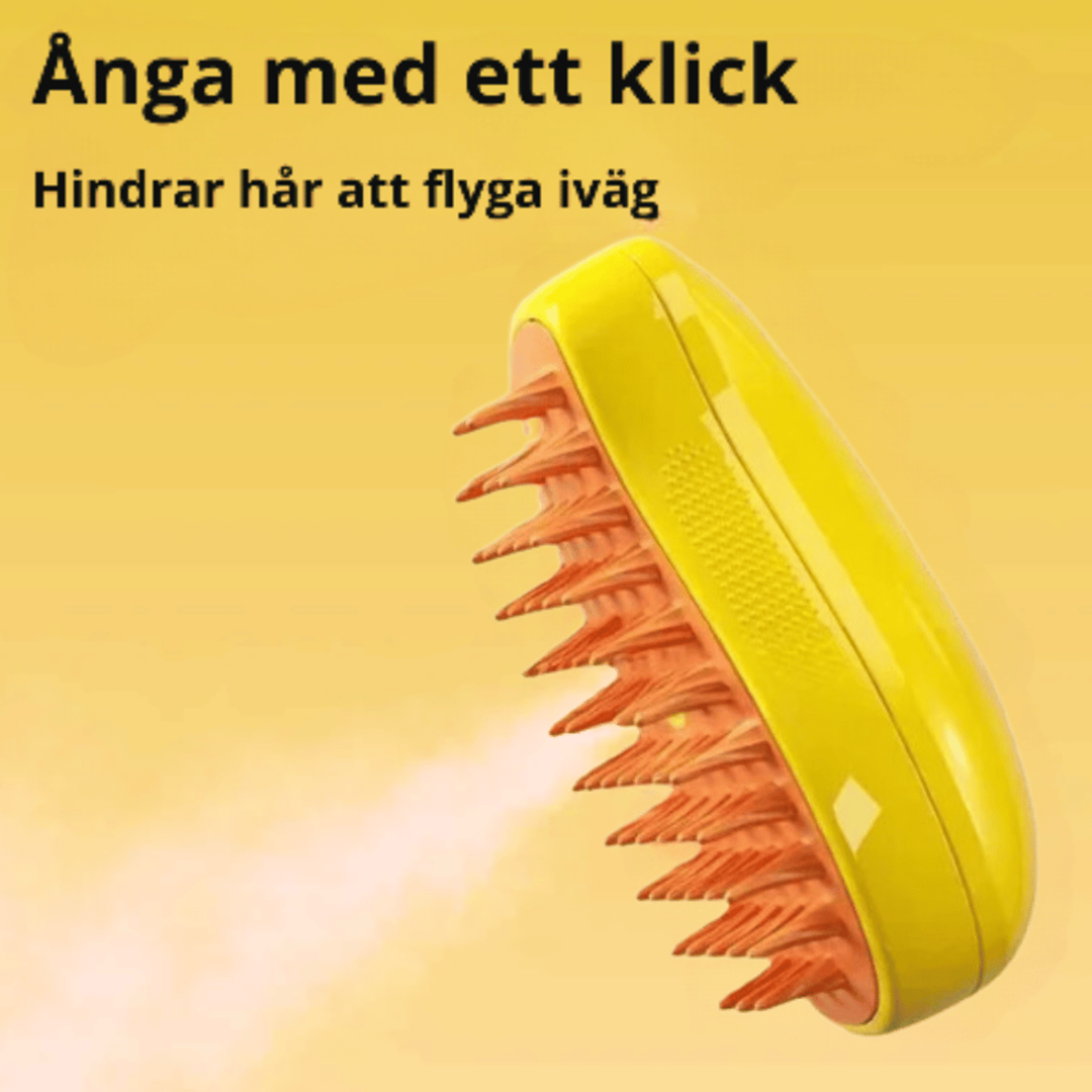 SteamFluff Pälsvårdsverktyg | Ångdriven, Smärtfri Rengöring av Päls
