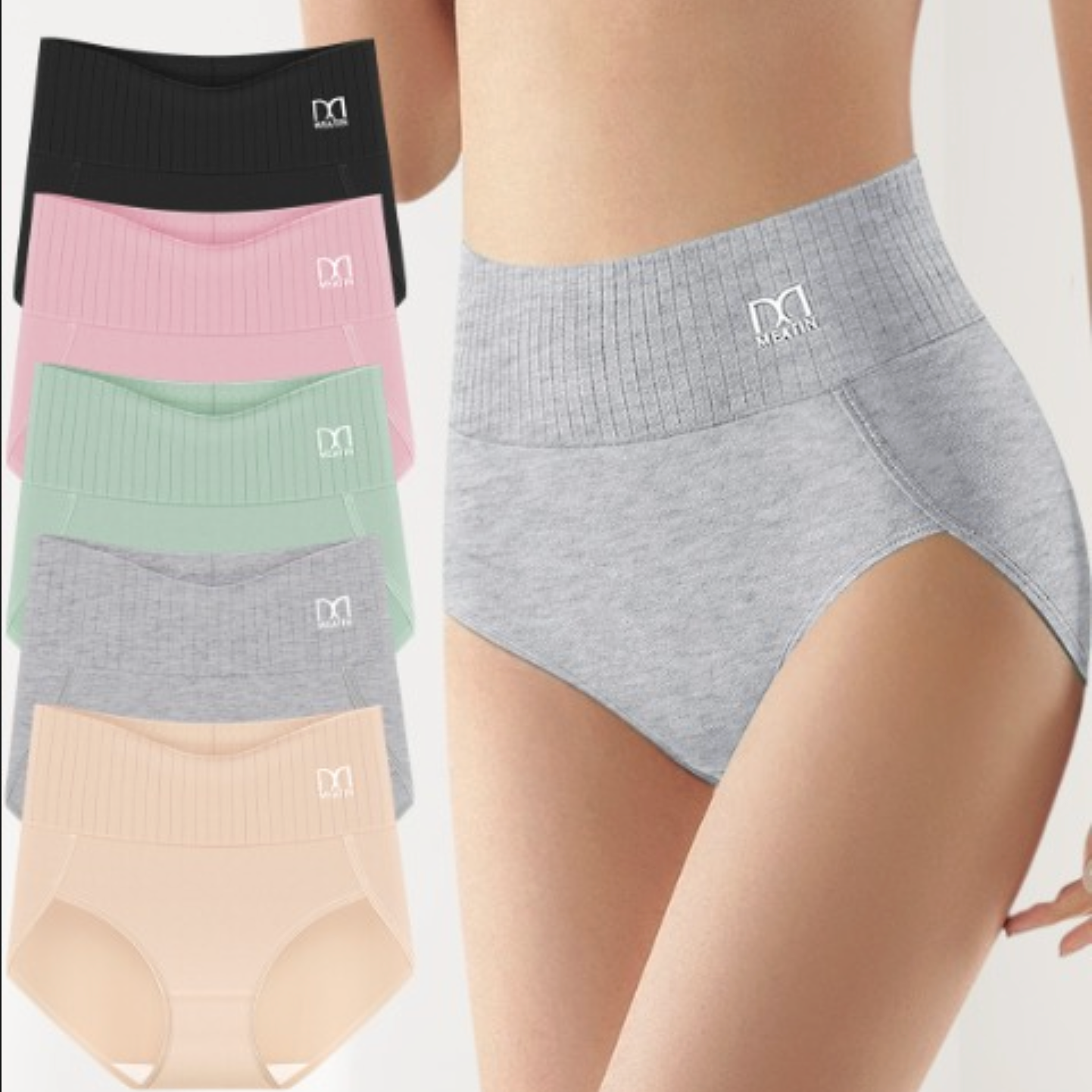 "ShapeEase™ - 6-Pack Comfort & Support Midwaist Briefs"