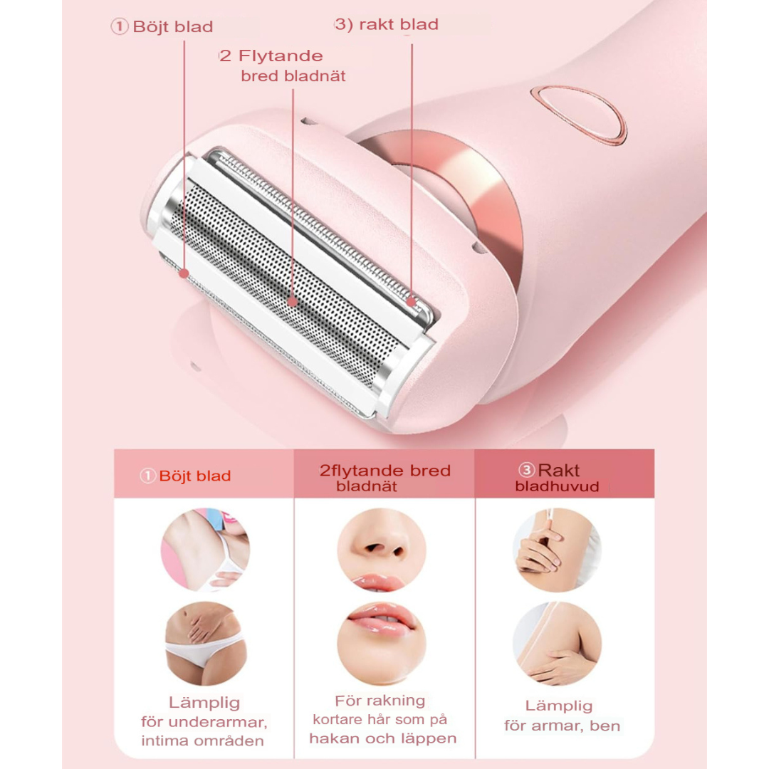 SmoothShave Dual | Precisions Rakapparat för Kvinnor