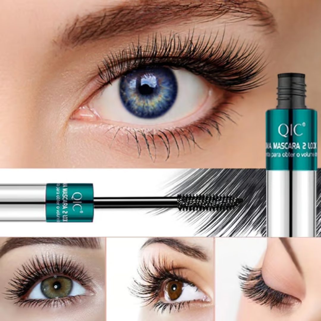 Curl Långtidsverkande Mascara + gratis sminkverktyg för ögonfransar