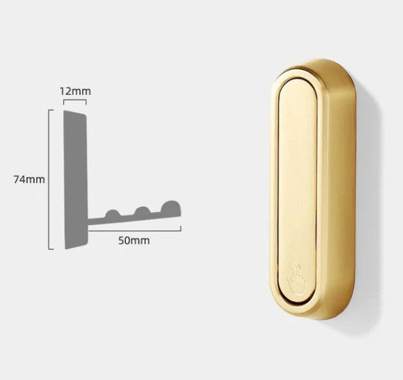 LuxeFold Väggkrokar | Platssparande, Elegant Design för Moderna Hem