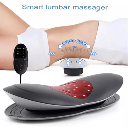 Smart Ländryggsträckare | Värmande Massage för Smärtlindring