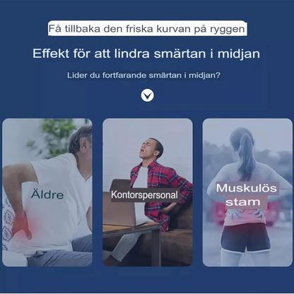 Smart Ländryggsträckare | Värmande Massage för Smärtlindring