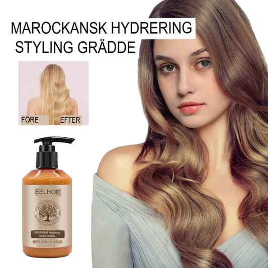 Luxe Marockansk Återfuktande Kräm | Förvandla Ditt Hår med Bestående Glans