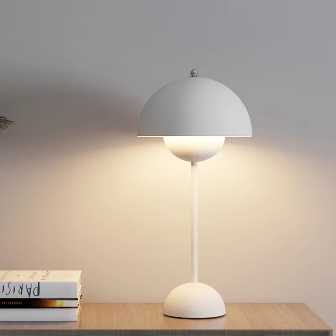 MushroomGlow Uppladdningsbar Lampa | Sladdlös Bordlampa