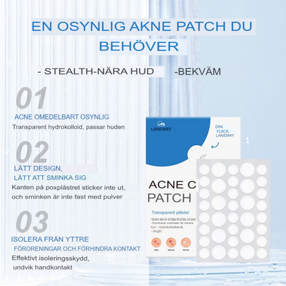 ClearSkin Akneöverdrag | Osynlig Hydrokolloid Behandling för Fläckfri Hud
