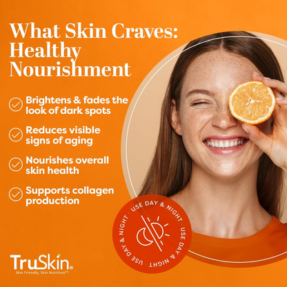 TruSkin Vitamin C Serum | Ljusande & Anti-Aging Formula med Hyaluronsyra & Vitamin E