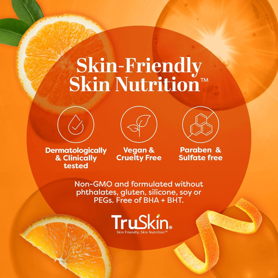 TruSkin Vitamin C Serum | Ljusande & Anti-Aging Formula med Hyaluronsyra & Vitamin E