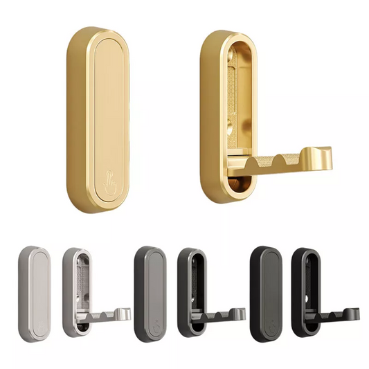 LuxeFold Väggkrokar | Platssparande, Elegant Design för Moderna Hem