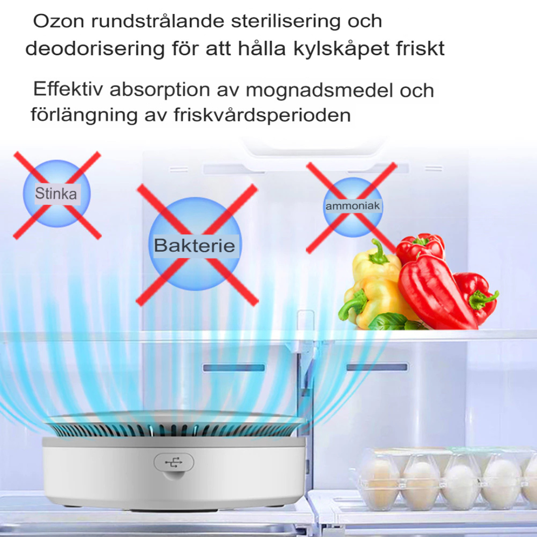 Mini FreshPro Luktborttagare | Ultimat Renare för Hem, Bil och Mer