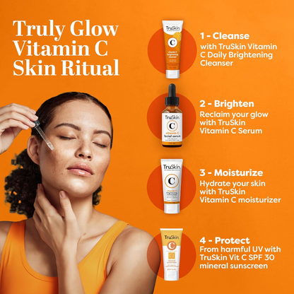 TruSkin Vitamin C Serum | Ljusande & Anti-Aging Formula med Hyaluronsyra & Vitamin E