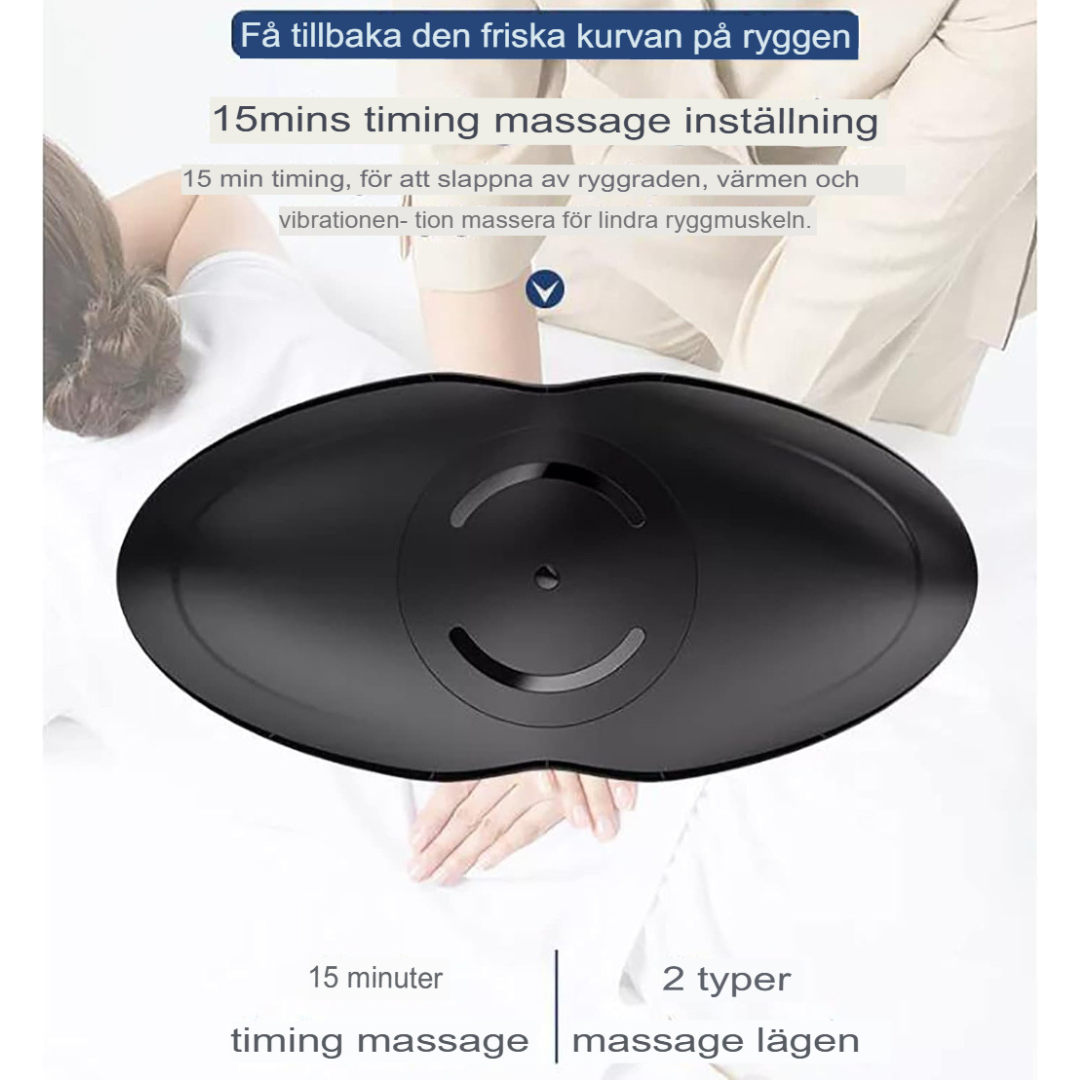 Smart Ländryggsträckare | Värmande Massage för Smärtlindring