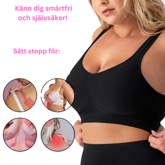 Formbärande komfort-bh med bygel