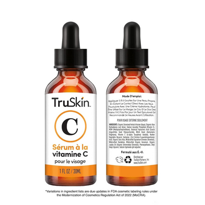 TruSkin Vitamin C Serum | Ljusande & Anti-Aging Formula med Hyaluronsyra & Vitamin E