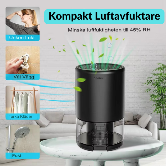 Kompakt Luftavfuktare | Snabb Fuktreglering för Hemkomfort