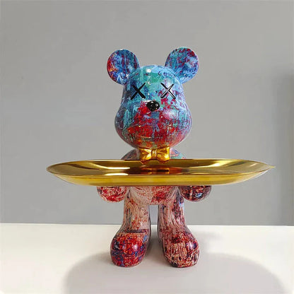 TrayBear - charmante beer sleutelopberger