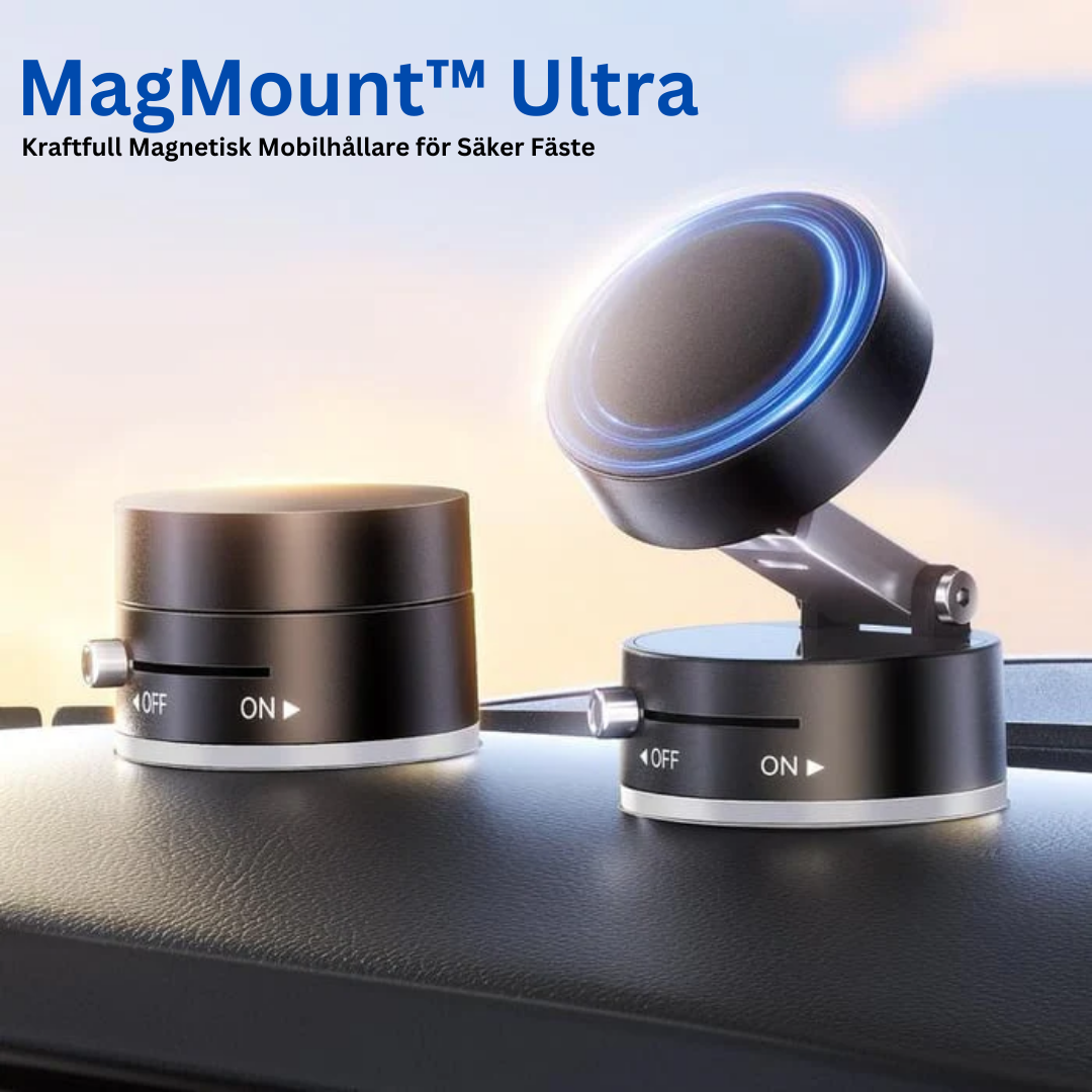 MagMount Ultra | Kraftfull Magnetisk Mobilhållare för Säker Fäste