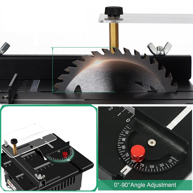 🔥Multifunktionell mini precisionsbordssåg